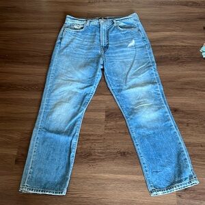 7 for all mankind cropped jeans 31